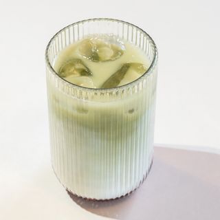 Strawberry Matcha Iced Latte