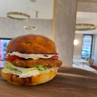 Fish Burger Full Homemade