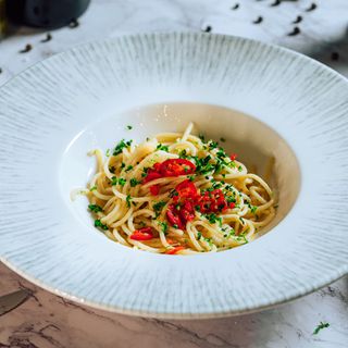 Spaghete AOP cu creveti