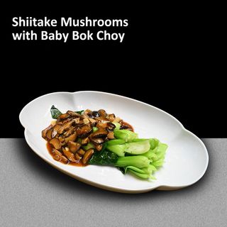 Ciuperci Shiitake cu baby Bok Choy 香菇油菜