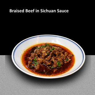 Vita fiarta in sos sichuan 水煮牛肉