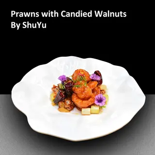 Chiftele de Creveti cu Nuci Shuyu 蜀渔坚果虾球