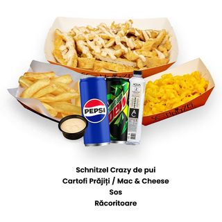 Meniu Crazy Schnitzel