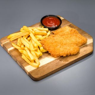 Fries & snitzel