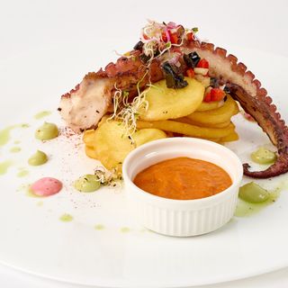 Caracatiță la grill