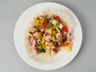 Salată cu caracatiță