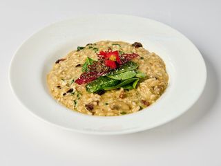 Risotto cu panceta și ciuperci