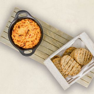 Cremă de brânză gratinată