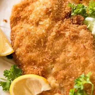 Platou beef schnitzel