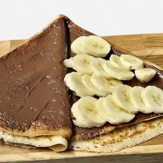 Clătită cu nutella și banane 40x40 cm 