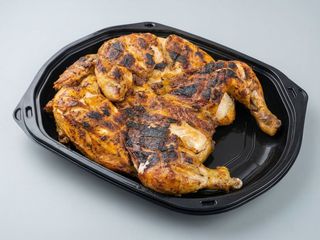 Jumate de pui picant caribbean