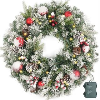 Aranjament coroana de craciun „Iarna Fermecată”