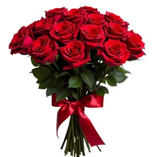 Buchet „Seară de Neuitat” cu 15 trandafiri rosii