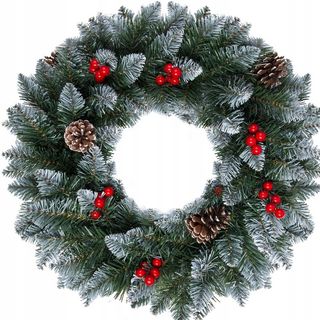 Aranjament coroana de craciun „Christmas Pine Glow”