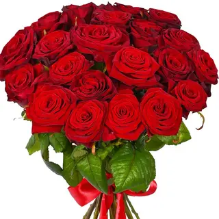 Buchet cu 21 trandafiri „Inima Mea”