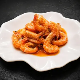Creveti crocanti glazurati cu miere 蜜汁酥皮虾