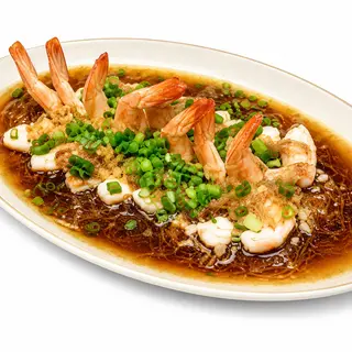 Creveți Vermicelli cu usturoi 蒜蓉粉丝虾