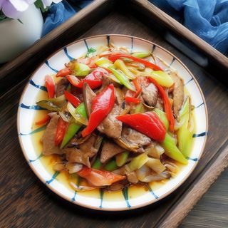 Ficat de porc prăjit 爆炒猪肝