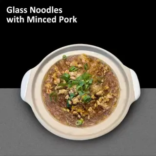Vermicelli cu carne de porc 肉沫粉丝煲