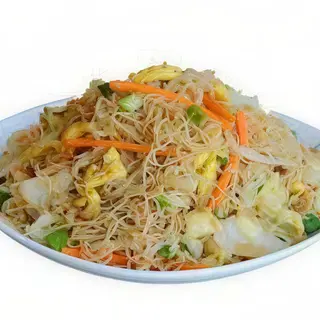 Fidea de orez cu legume 蔬菜炒粉干