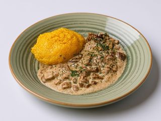 Ciulama de post cu mix de ciuperci