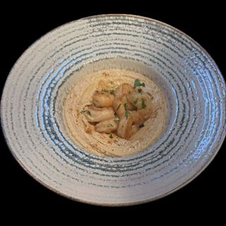 Hummus cu creveti si foccacia 250g