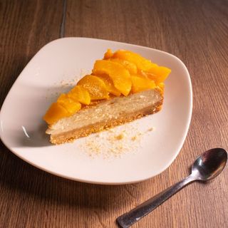 Cheesecake cu piersici