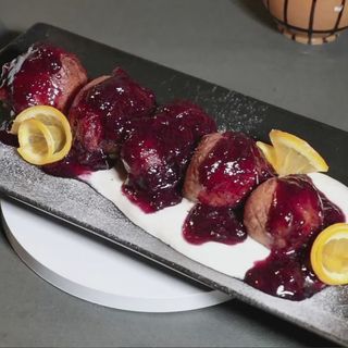 Papanasi cu dulceata