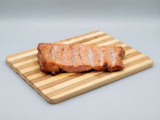 Pastrama de porc afumata la gratar
