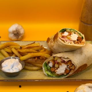 Wrap Chicken Crispy & Chips
