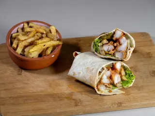 Wrap Chicken Crispy & Chips