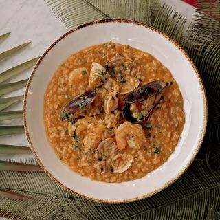 Seafood risotto
