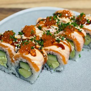Shake kaburayaki roll