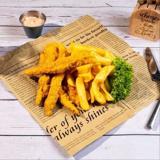 Crispy strips cu garnitură