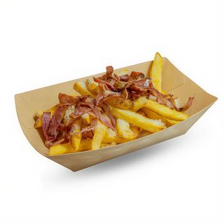 Cartofi prajiti cu bacon