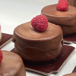 Mousse fără gluten cu ciocolată si zmeură