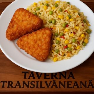 Crochete de cartofi si orez cu legume