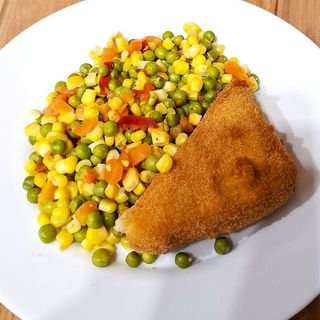 Cascaval pane si legume mexicane