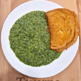 Spanac scazut si paine in ou 200g/100g