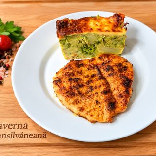 Rulada de broccoli cu casacaval si piept de pui la gratar 300g