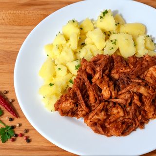 Borzoska(cotlet) si cartofi natur 100g/200g