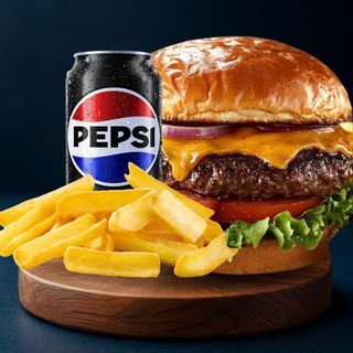 Classic Cheese Burger Meniu