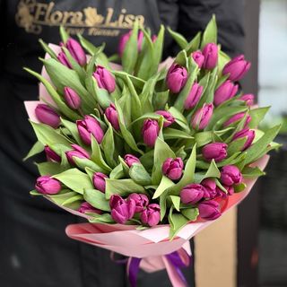 Buchet 39 lalele Purple