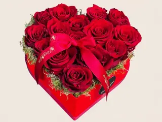 Heart Rose Small