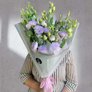 Buchet 7 Eustoma Lavender