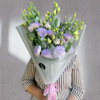 Buchet 7 Eustoma Lavender