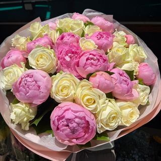 Buchet Roz si Galben