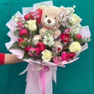 Buchet cu Urs Love You