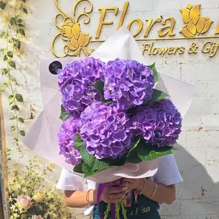 Buchet 5 hortensii mov