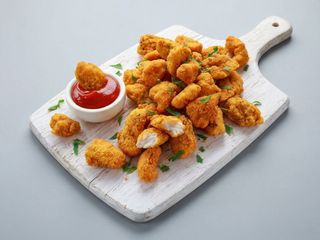 Crispy cu cartofi pai